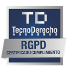 Certificado de cumplimiento RGPD